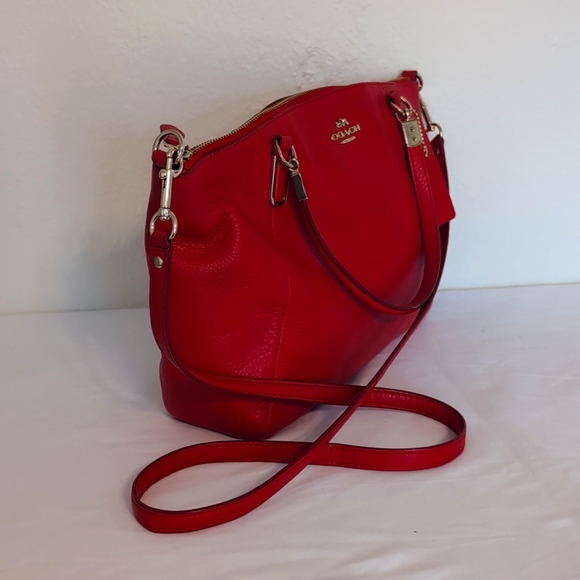 Coach Red Handbag - Picture 5 of 7